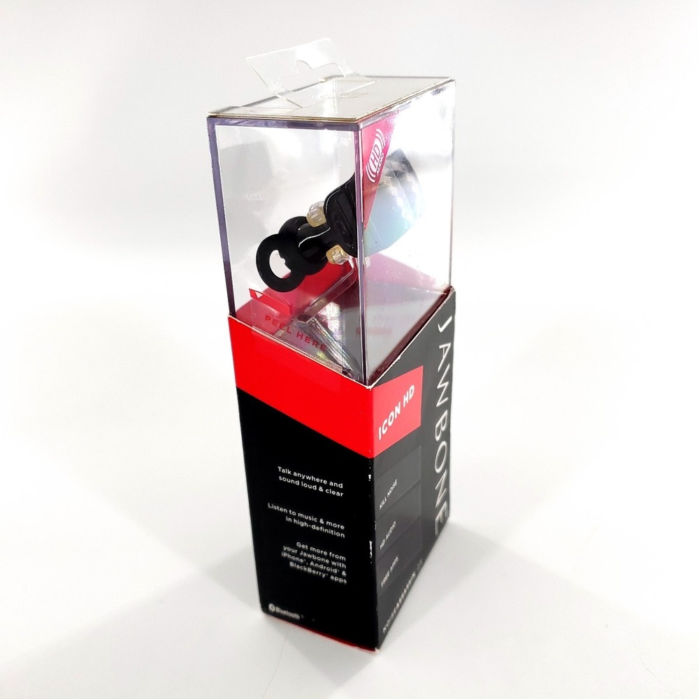 Jawbone ICON HD In-Ear Bluetooth Headset Noise Assassin 2.5 JBG03BW New Sealed - Picture 3 of 4